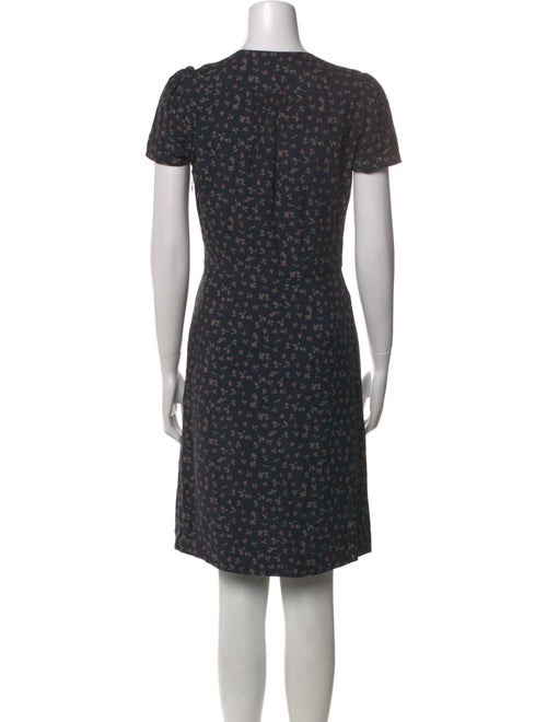 Jigsaw Floral Print Knee-Length Dress