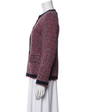 Jigsaw Tweed Pattern Evening Jacket
