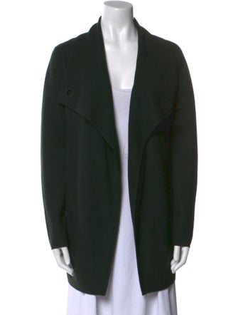 Jigsaw Wool Open Front Sweater