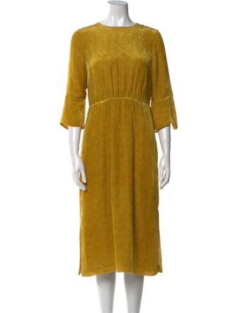 Jigsaw Crew Neck Midi Length Dress