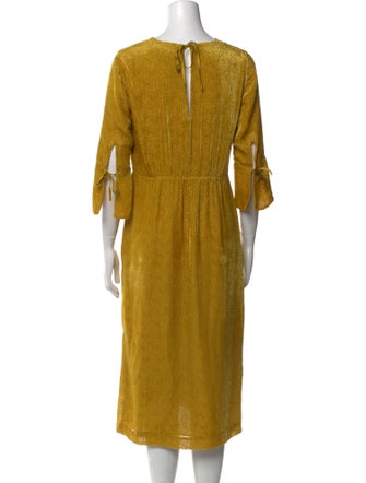 Jigsaw Crew Neck Midi Length Dress