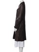Jigsaw Leather Trench Coat