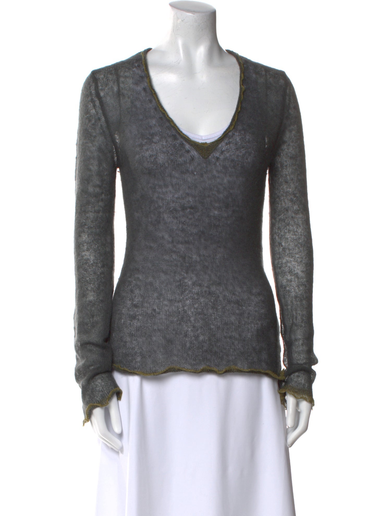 Jigsaw Mohair V-Neck Sweater