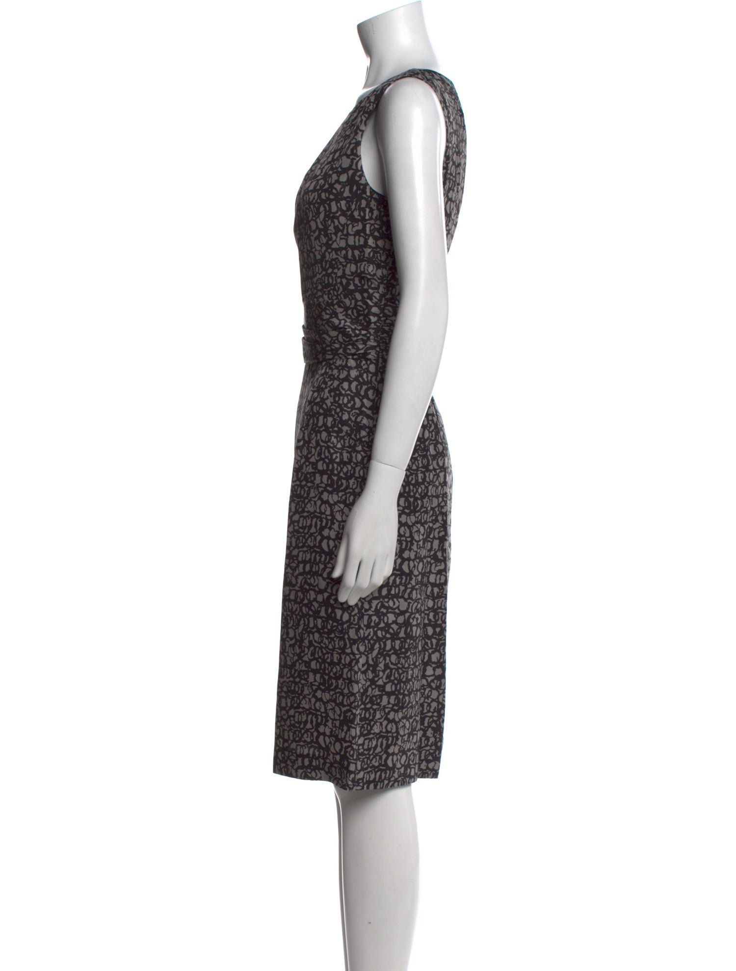 Jigsaw Silk Knee-Length Dress