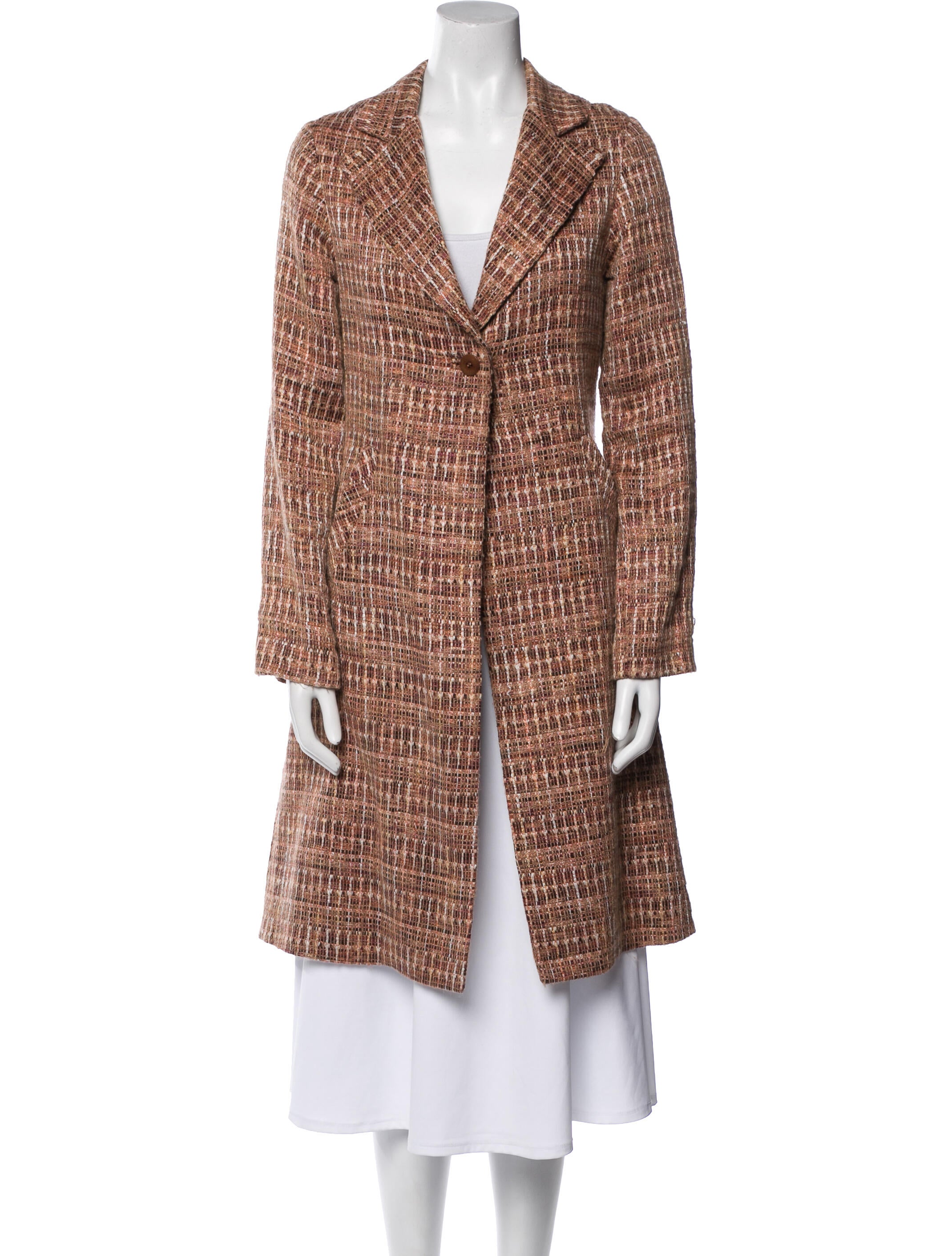 Jigsaw Tweed Pattern Coat