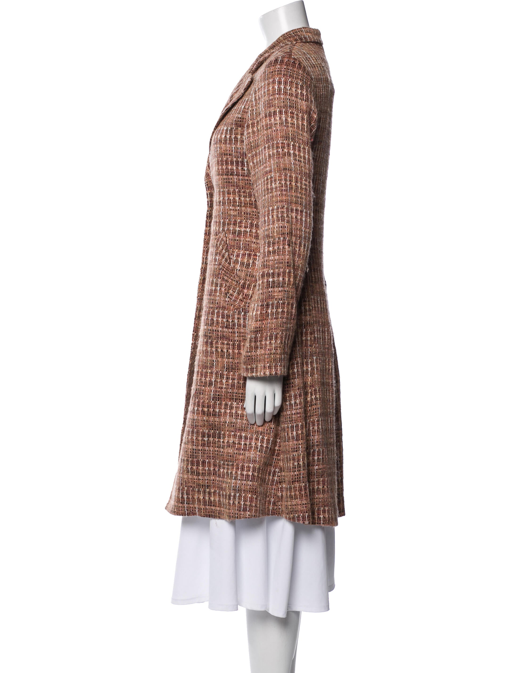Jigsaw Tweed Pattern Coat