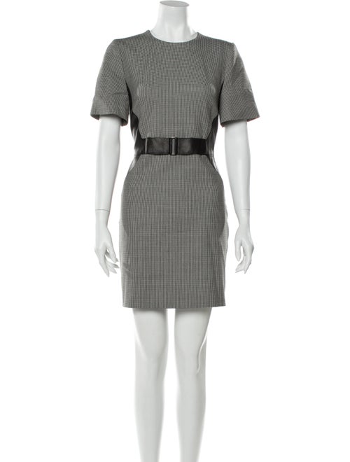 Judith & Charles Houndstooth Print Mini Dress w/ T