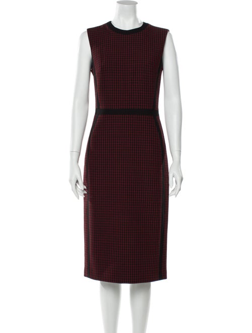 Judith & Charles Houndstooth Print Midi Length Dre
