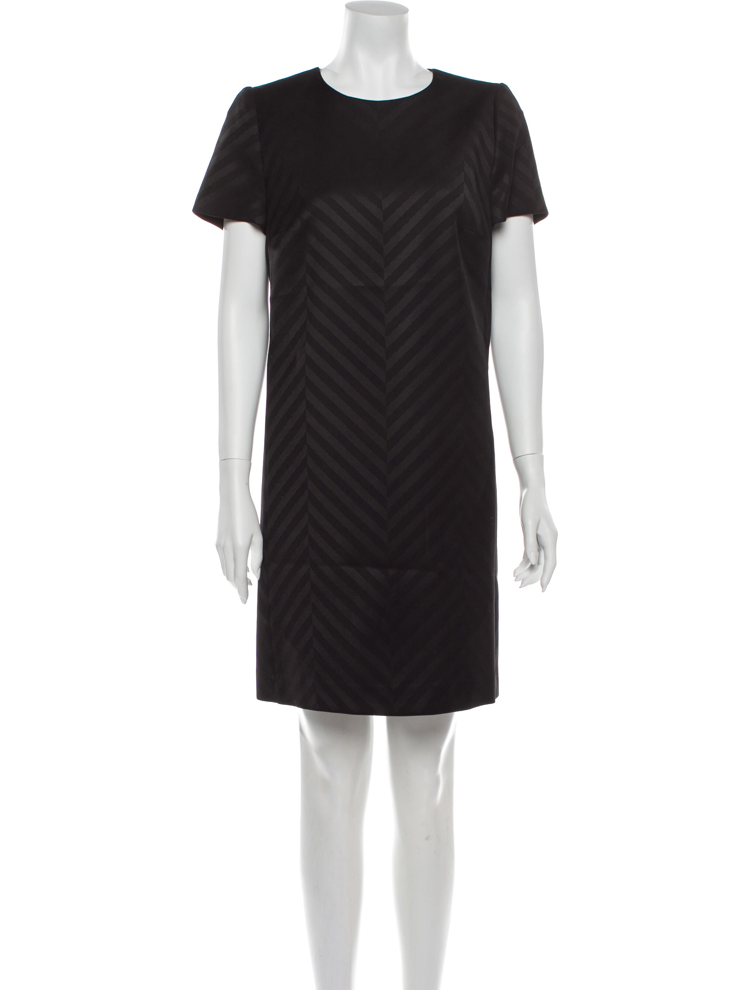 Judith & Charles Crew Neck Mini Dress