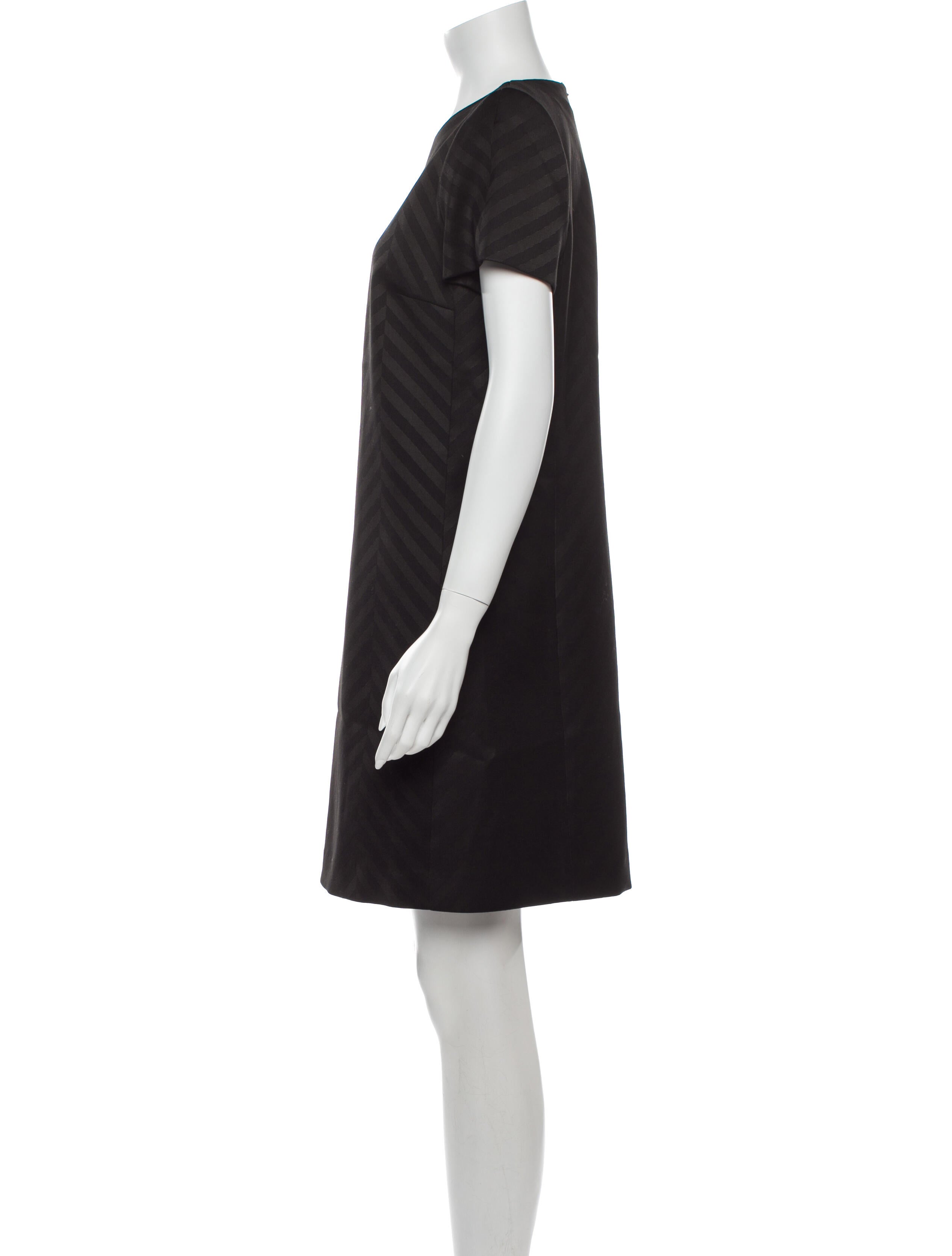 Judith & Charles Crew Neck Mini Dress