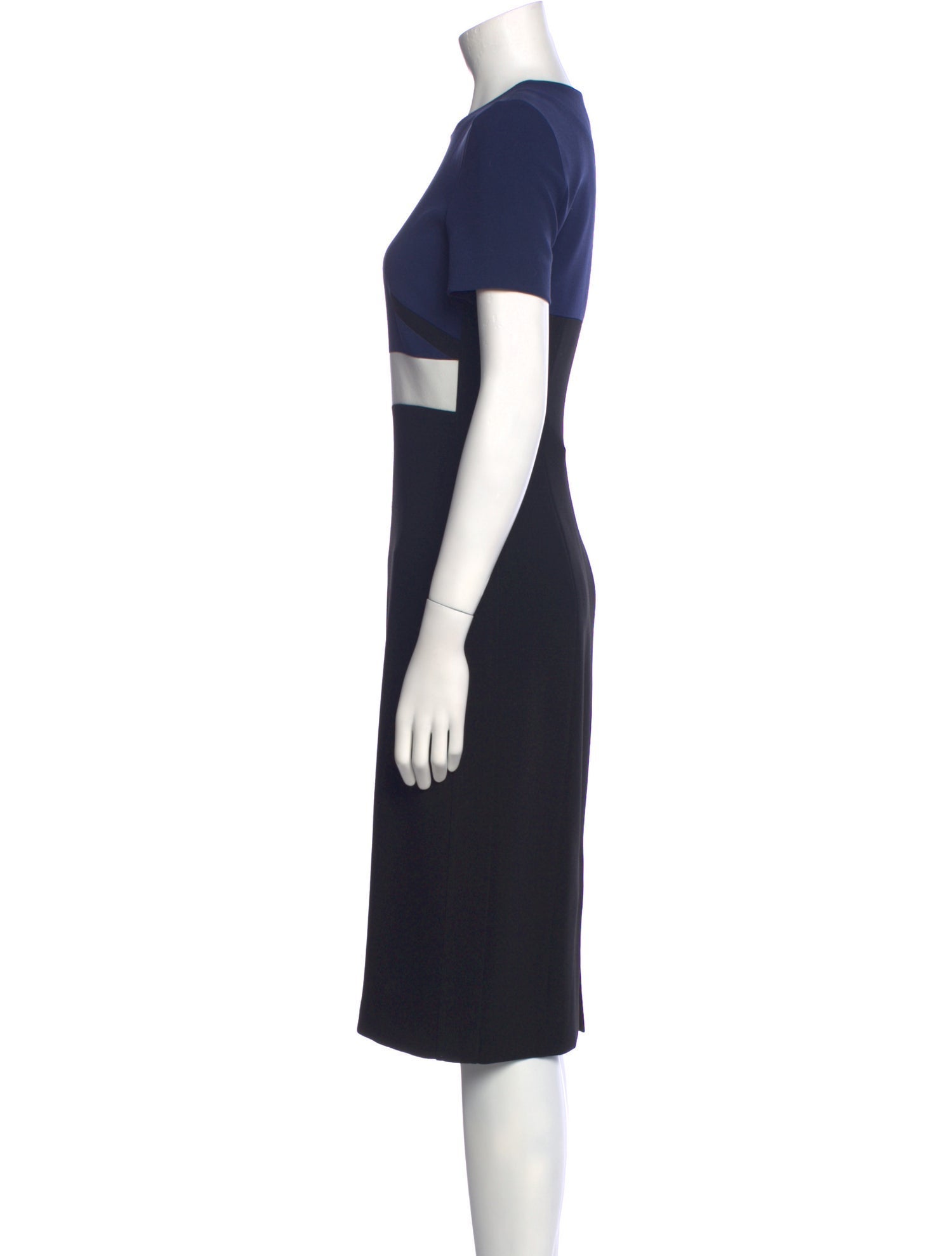 Judith & Charles Crew Neck Midi Length Dress