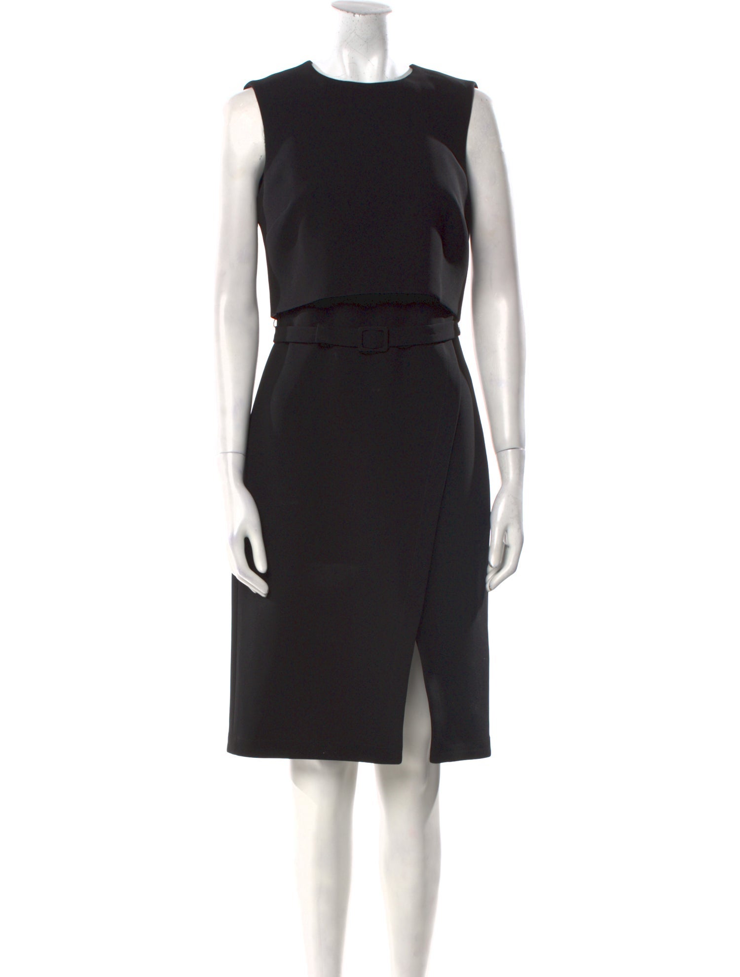 Judith & Charles Crew Neck Knee-Length Dress