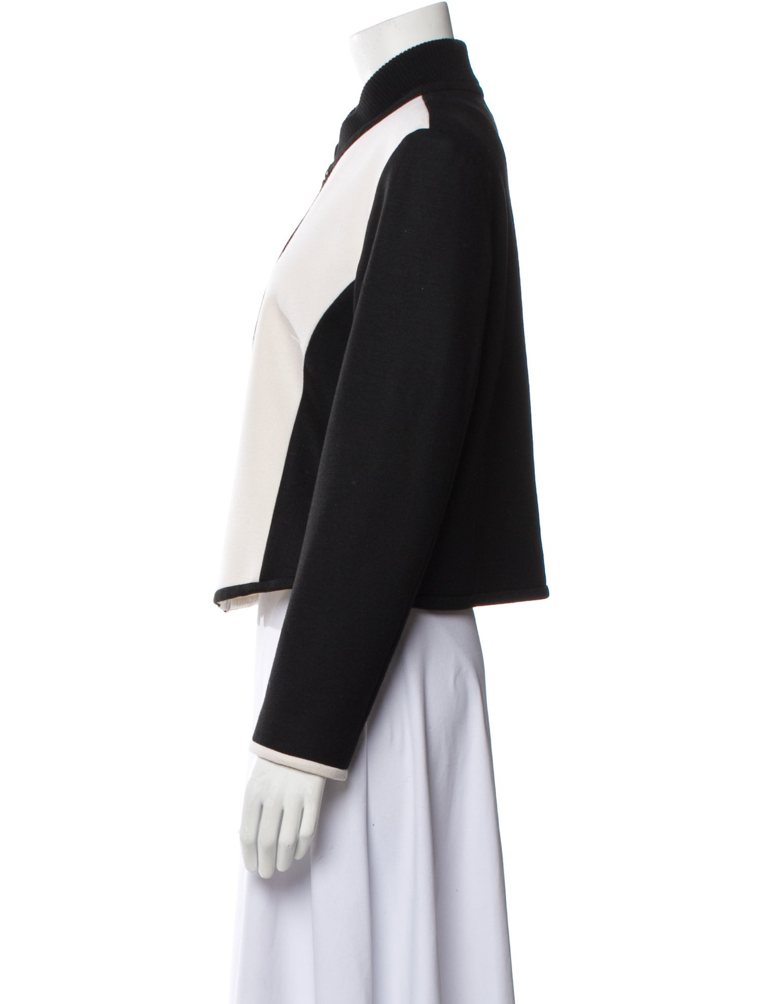 Judith & Charles Colorblock Pattern Evening Jacket