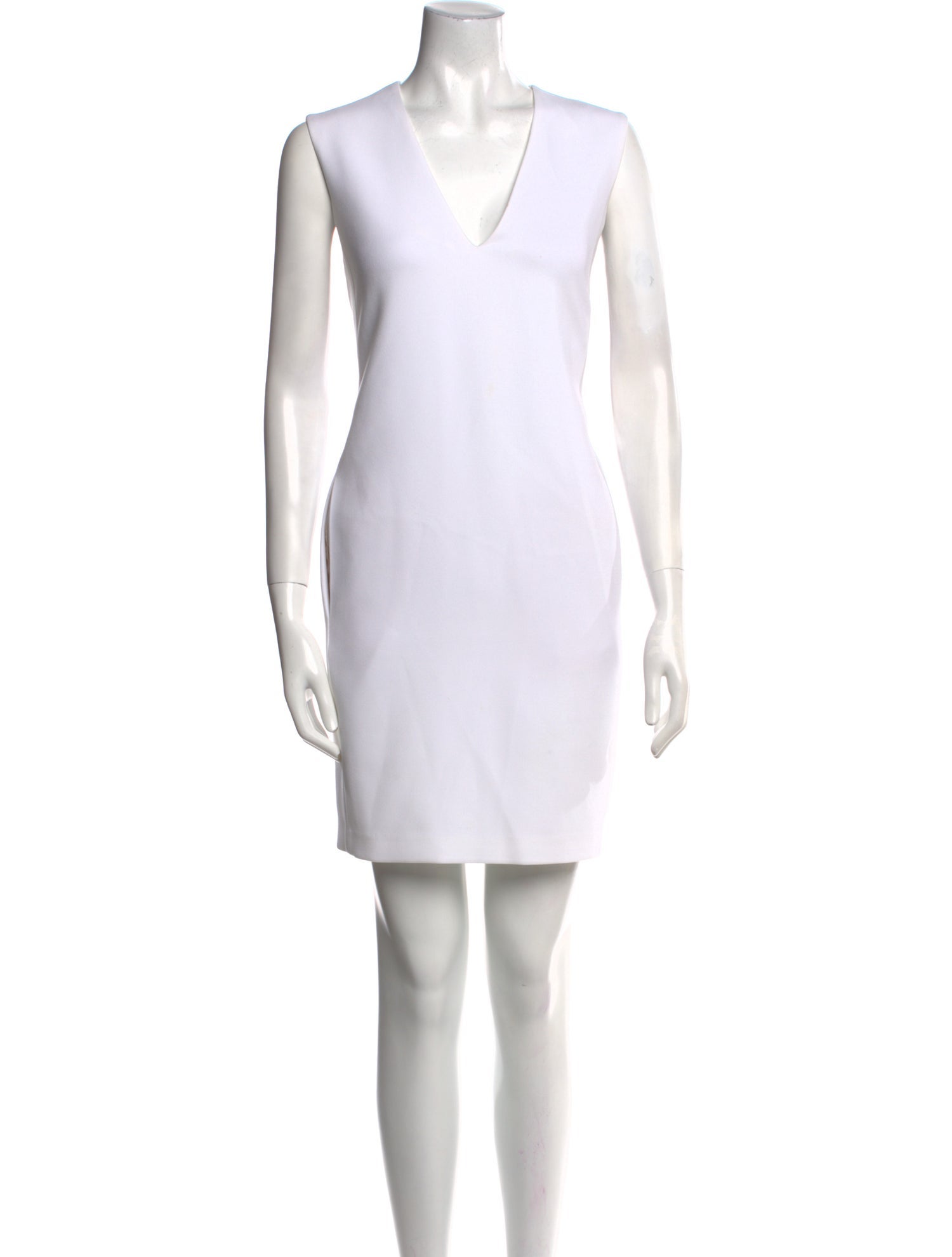 Judith & Charles V-Neck Mini Dress