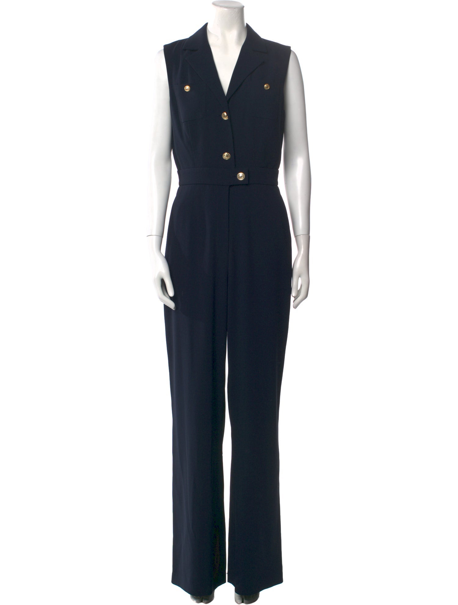 Judith & Charles V-Neck Jumpsuit