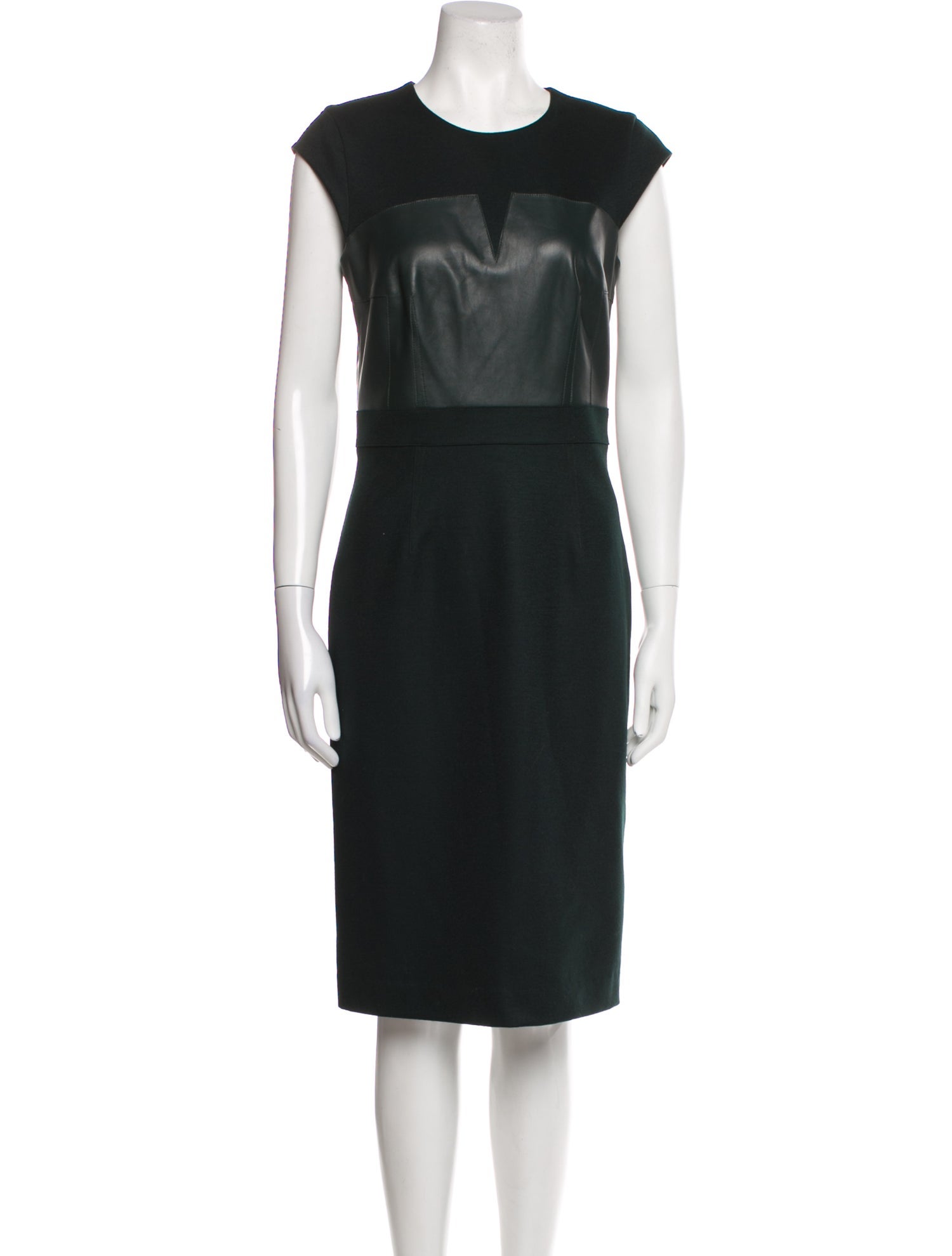 Judith & Charles Wool Midi Length Dress