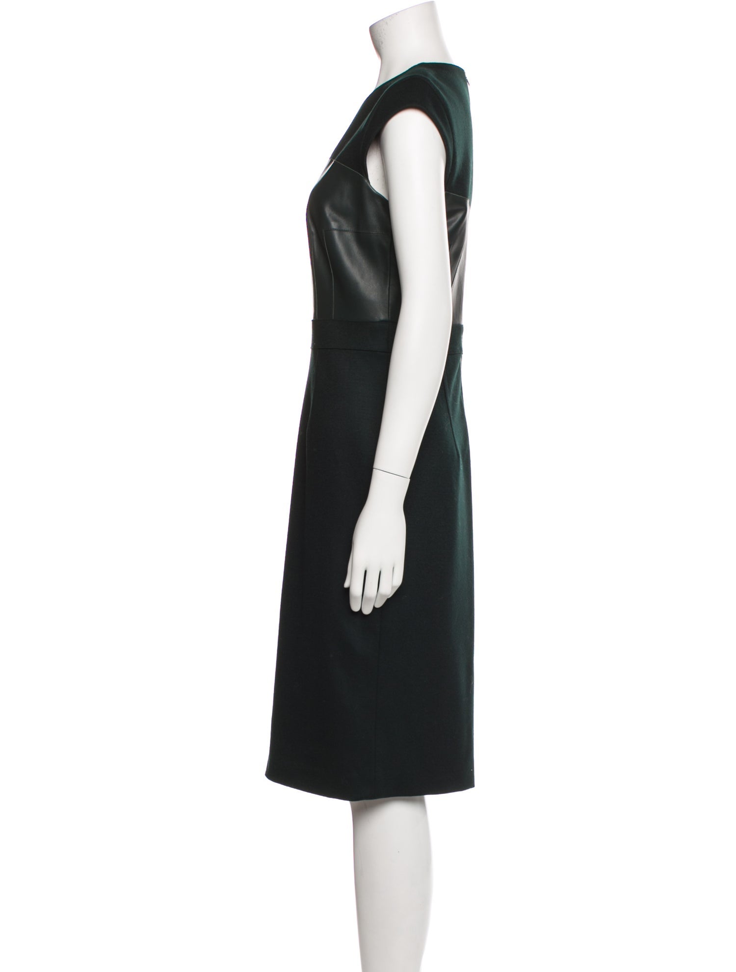 Judith & Charles Wool Midi Length Dress