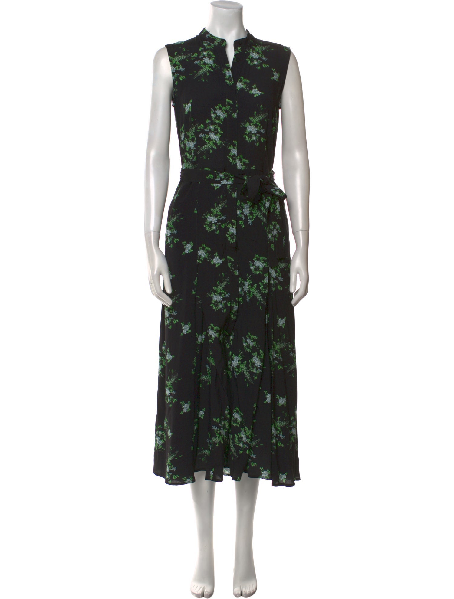 Judith & Charles Floral Print Long Dress