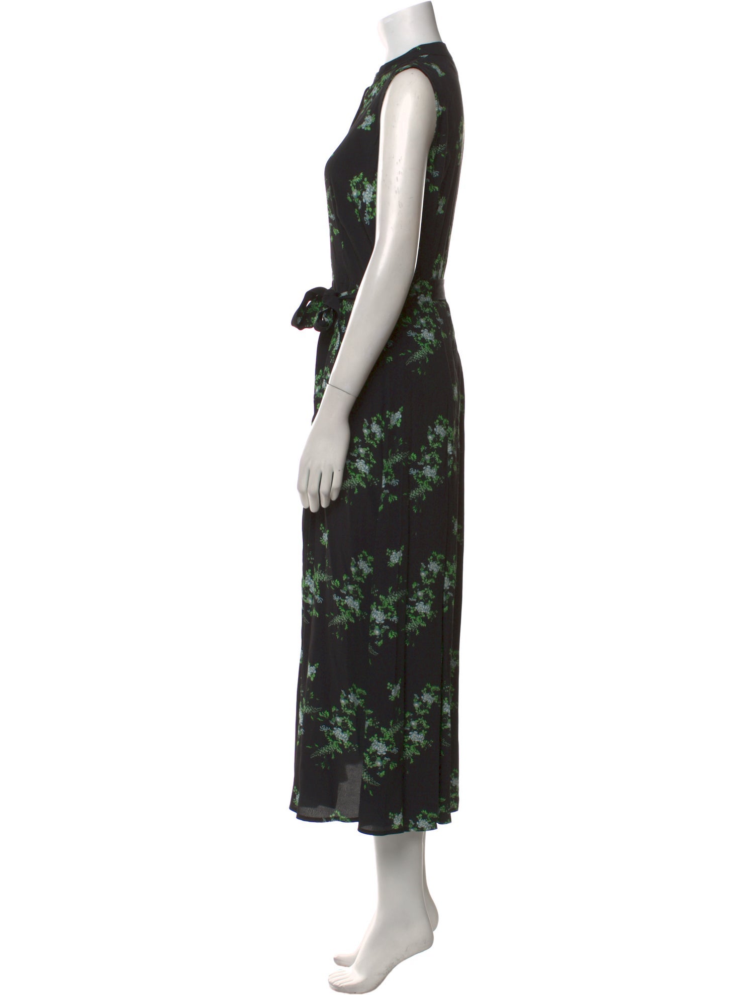 Judith & Charles Floral Print Long Dress