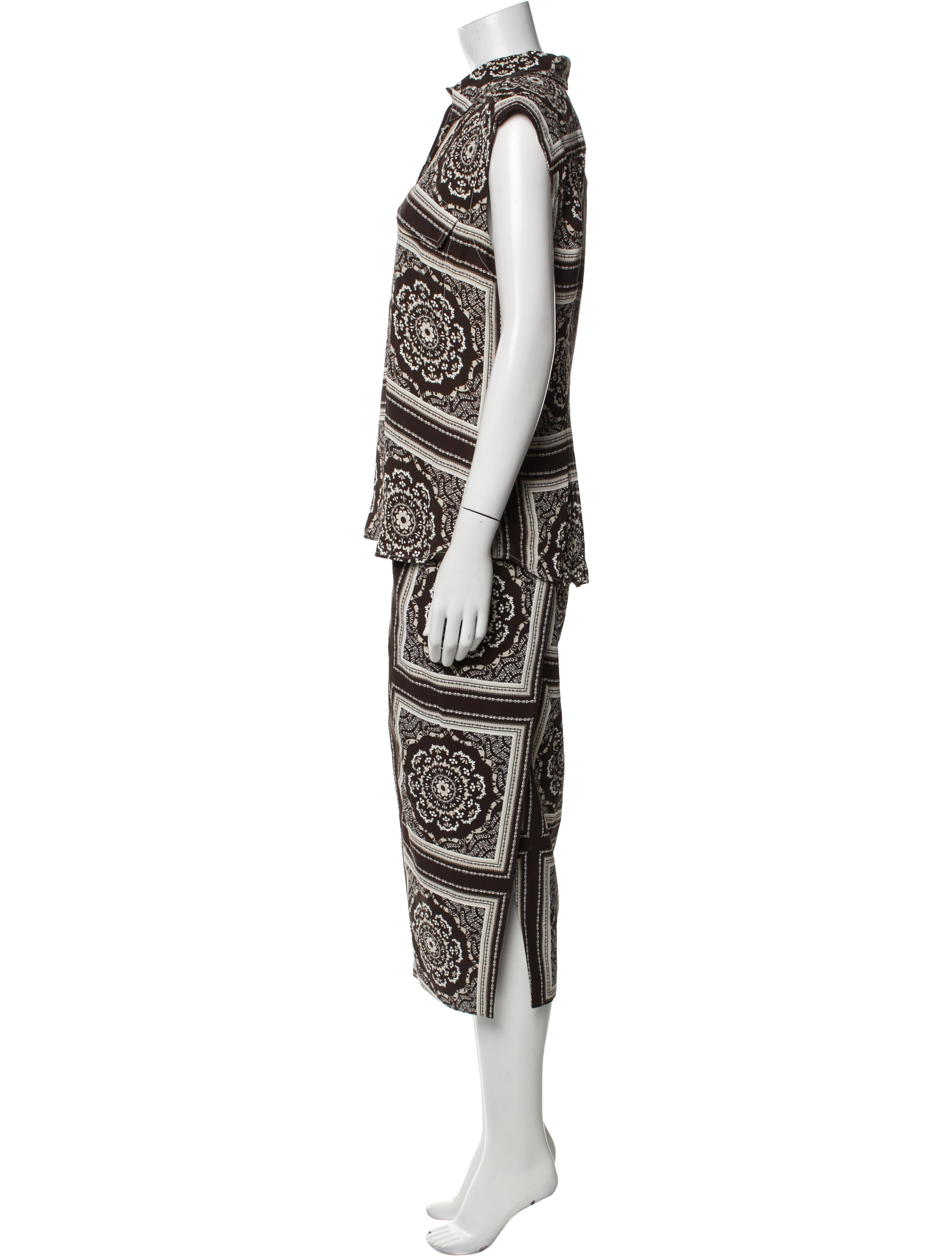 Judith & Charles Printed Skirt Set