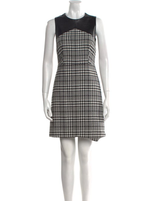 Judith & Charles Plaid Print Mini Dress
