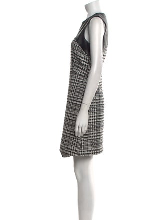 Judith & Charles Plaid Print Mini Dress
