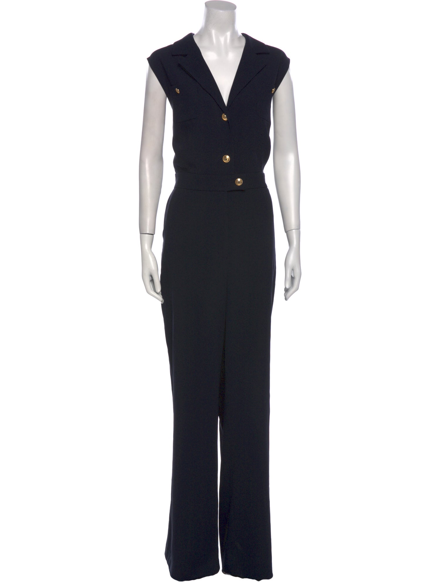 Judith & Charles V-Neck Jumpsuit