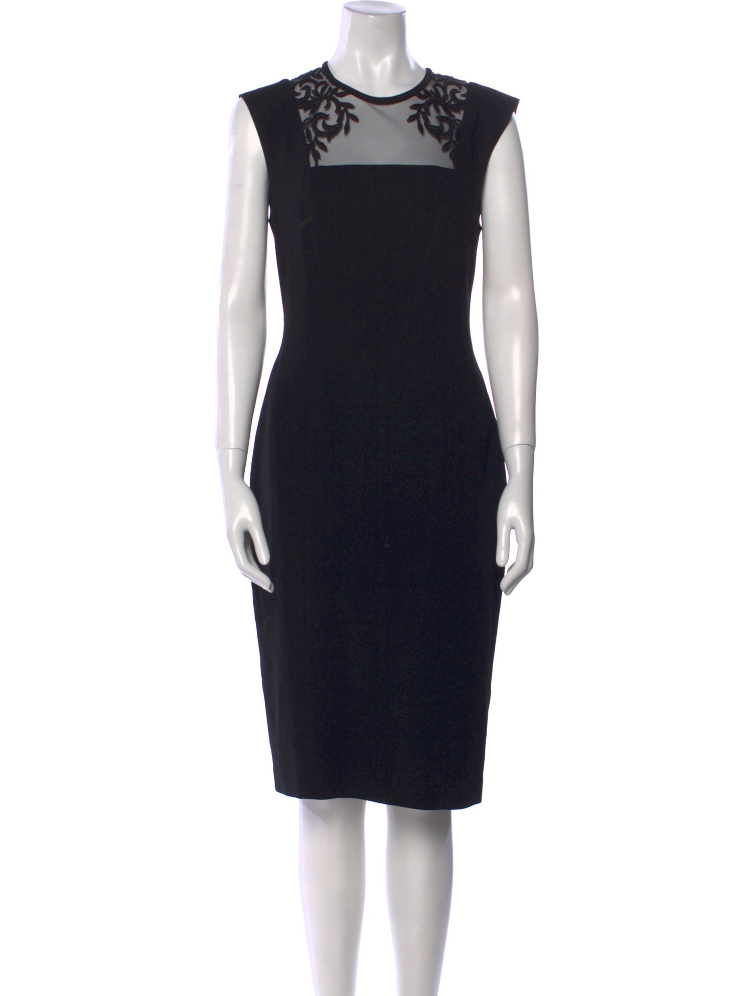 Judith & Charles Crew Neck Midi Length Dress