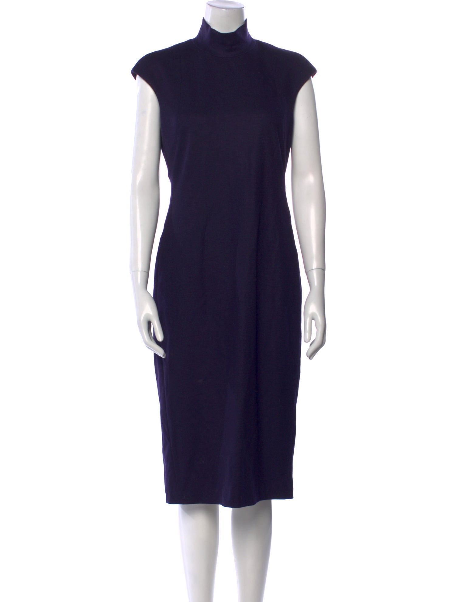 Judith & Charles Wool Midi Length Dress