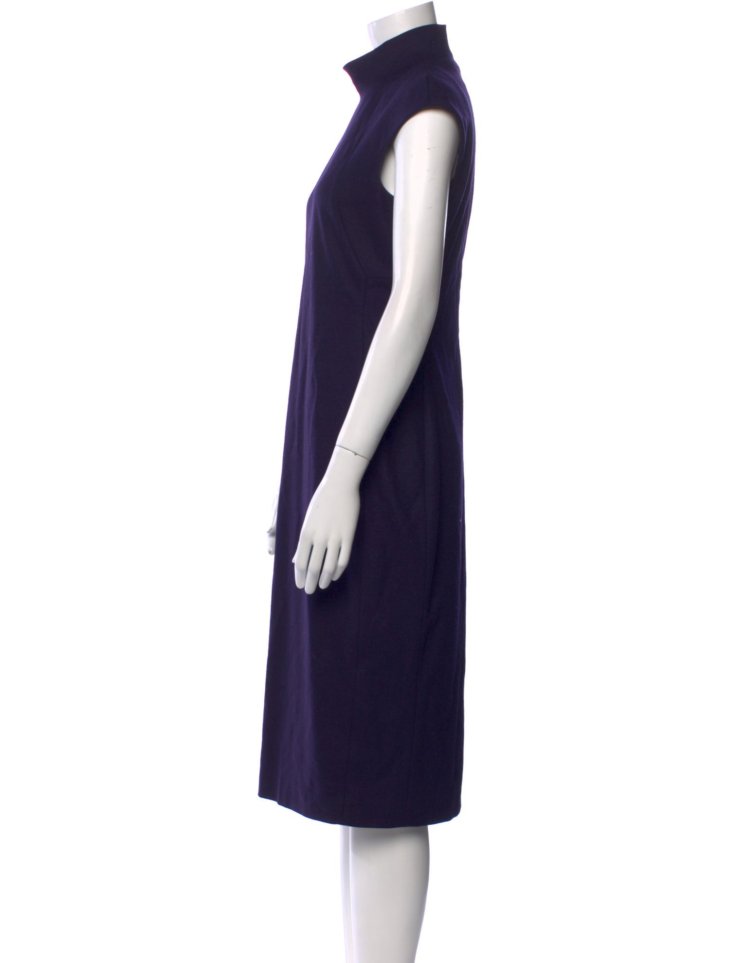 Judith & Charles Wool Midi Length Dress