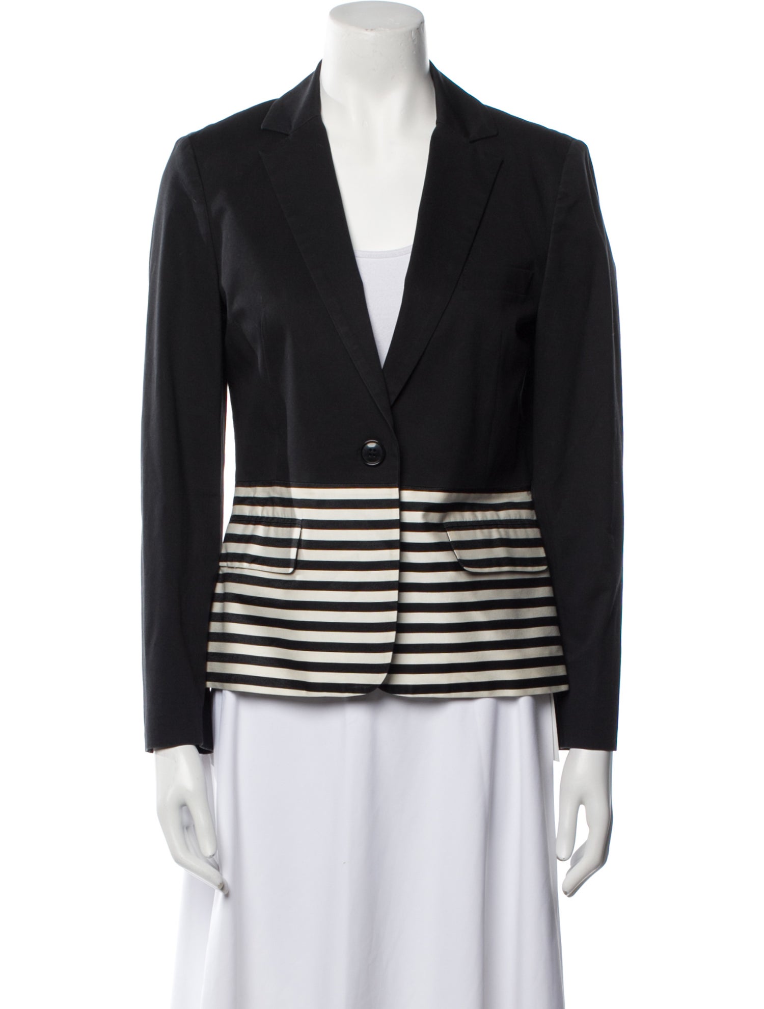 Judith & Charles Wool Striped Blazer