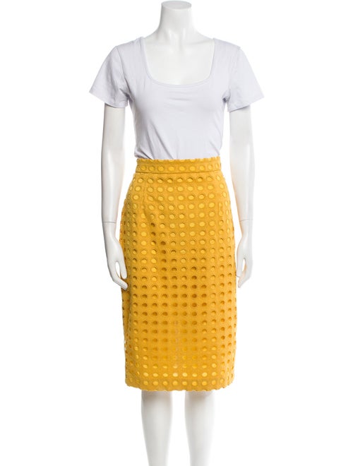 Judith & Charles Lace Pattern Embroidered Accent Skirt Set