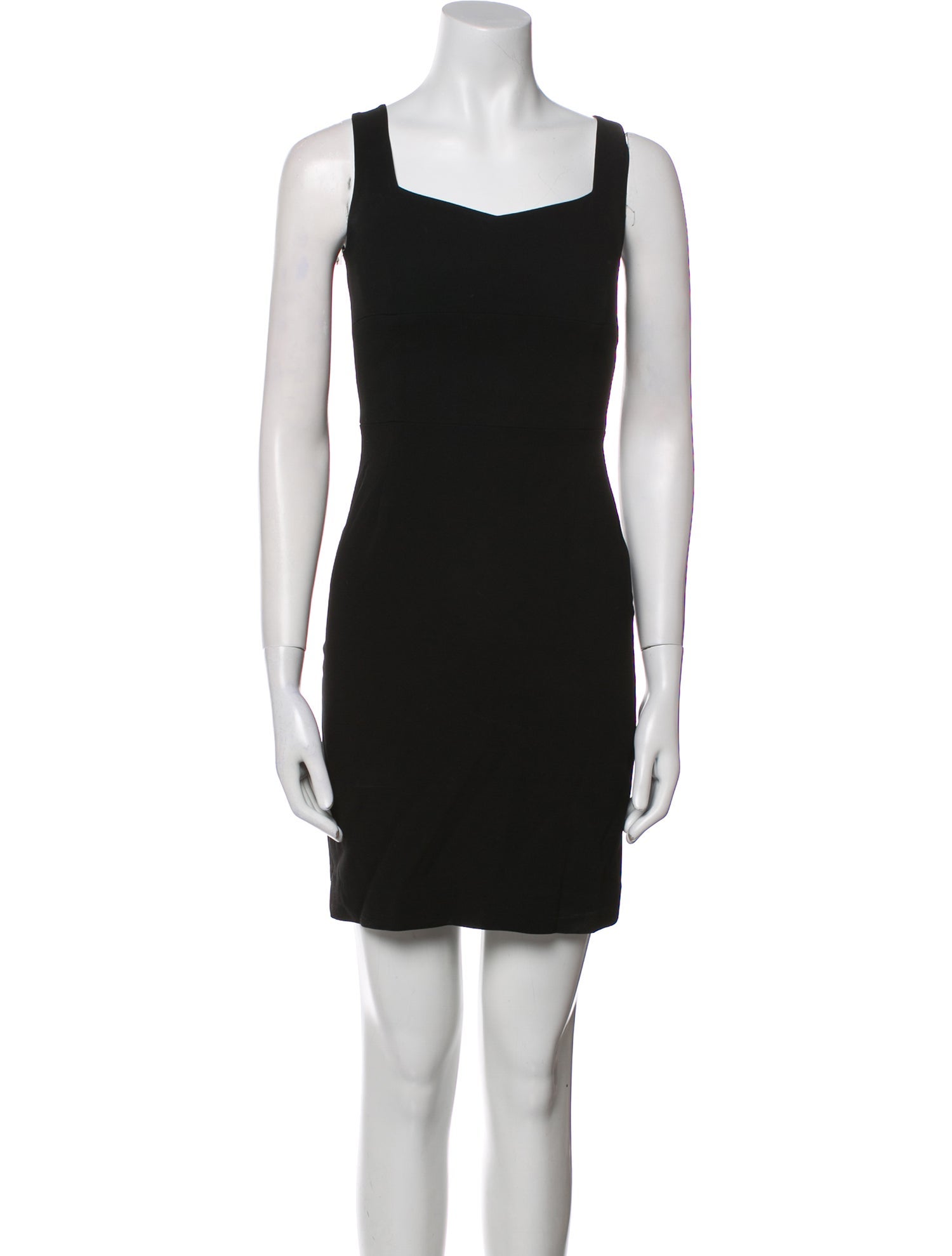 Judith & Charles Square Neckline Mini Dress