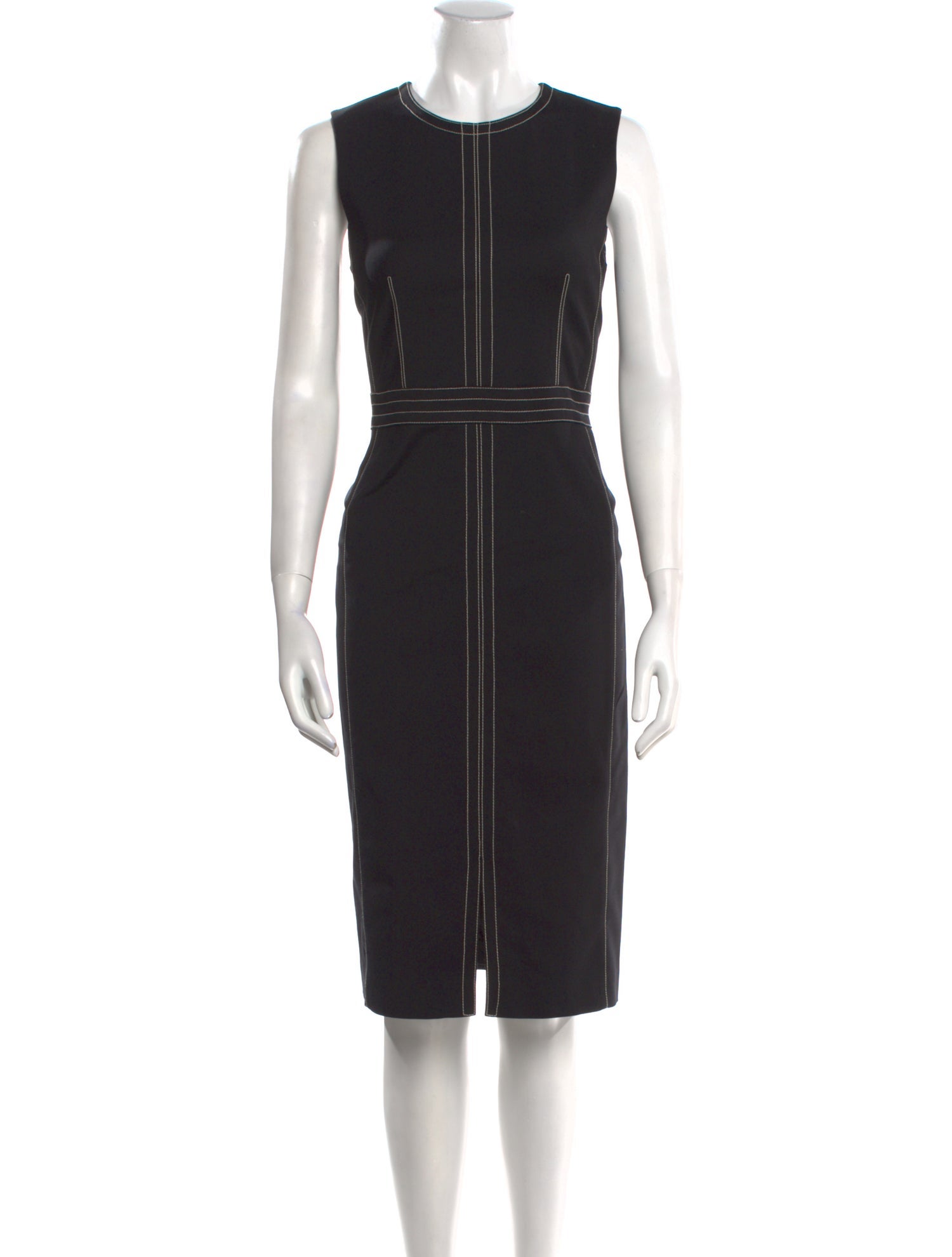 Judith & Charles Suede Midi Length Dress