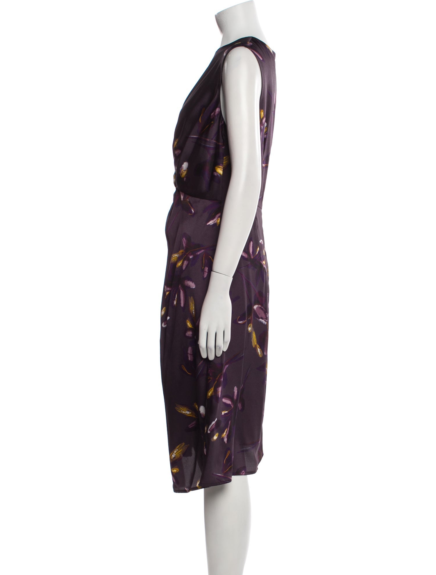 Judith & Charles Printed Midi Length Dress