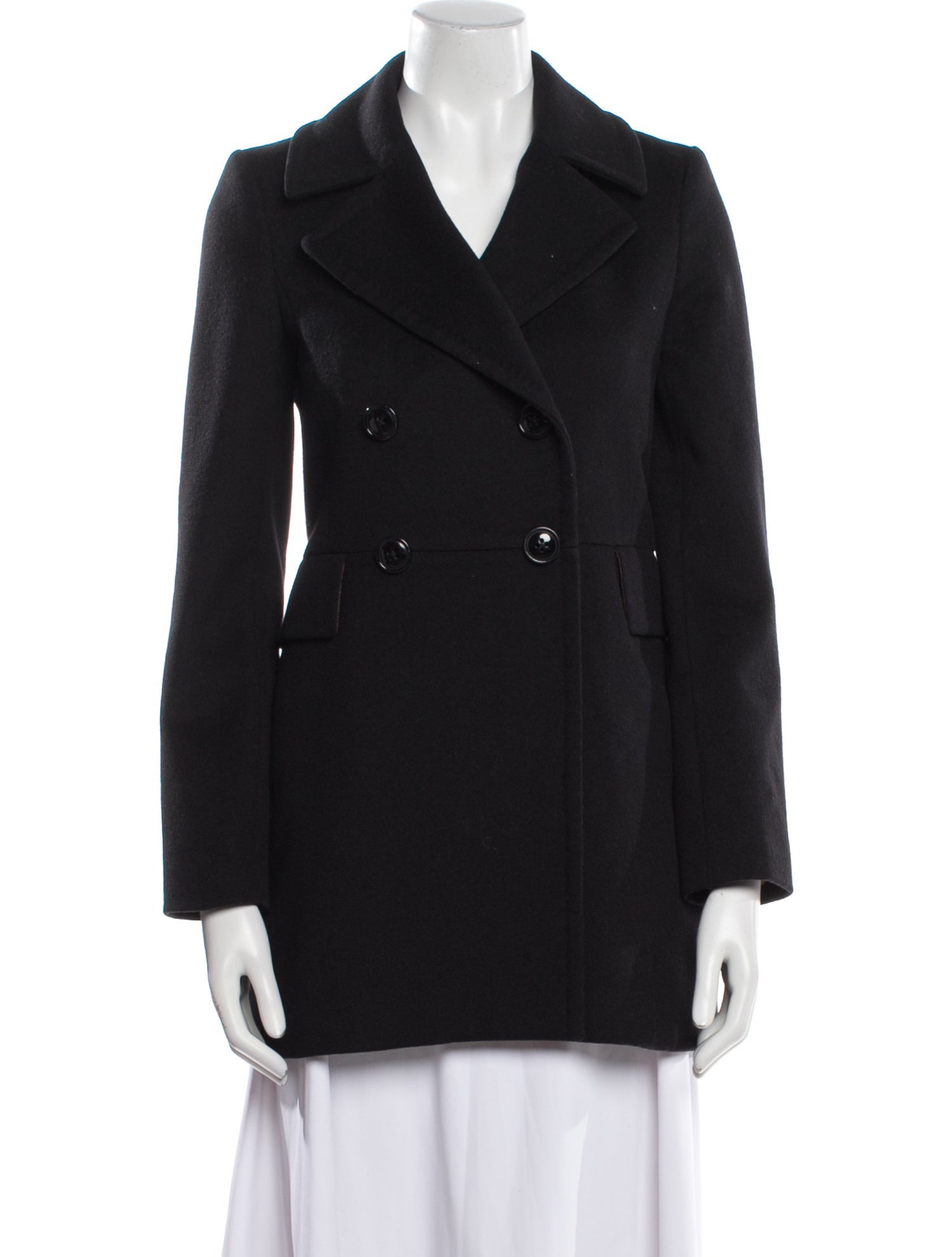 Judith & Charles Virgin Wool Peacoat