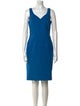 Judith & Charles V-Neck Knee-Length Dress