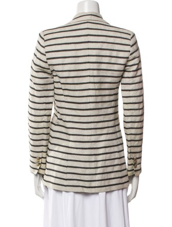 Judith & Charles Linen Striped Blazer