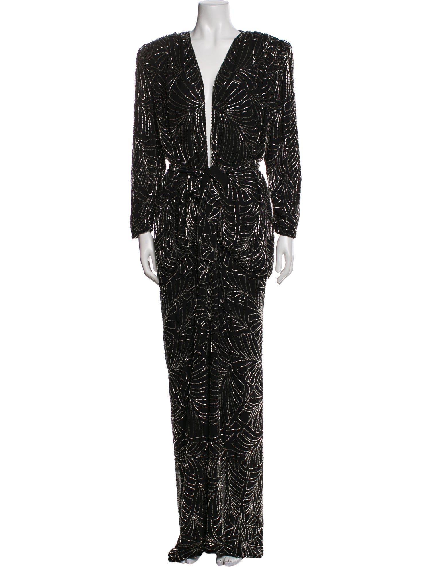 Judith & Charles Silk Long Dress