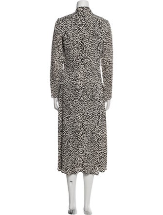 Judith & Charles Animal Print Long Dress
