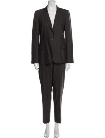 Judith & Charles Virgin Wool Pantsuit