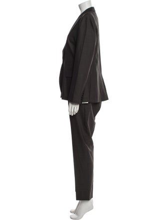 Judith & Charles Virgin Wool Pantsuit