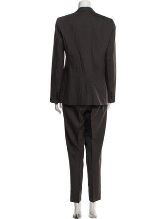 Judith & Charles Virgin Wool Pantsuit