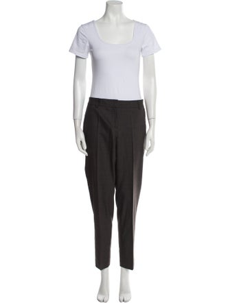 Judith & Charles Virgin Wool Pantsuit