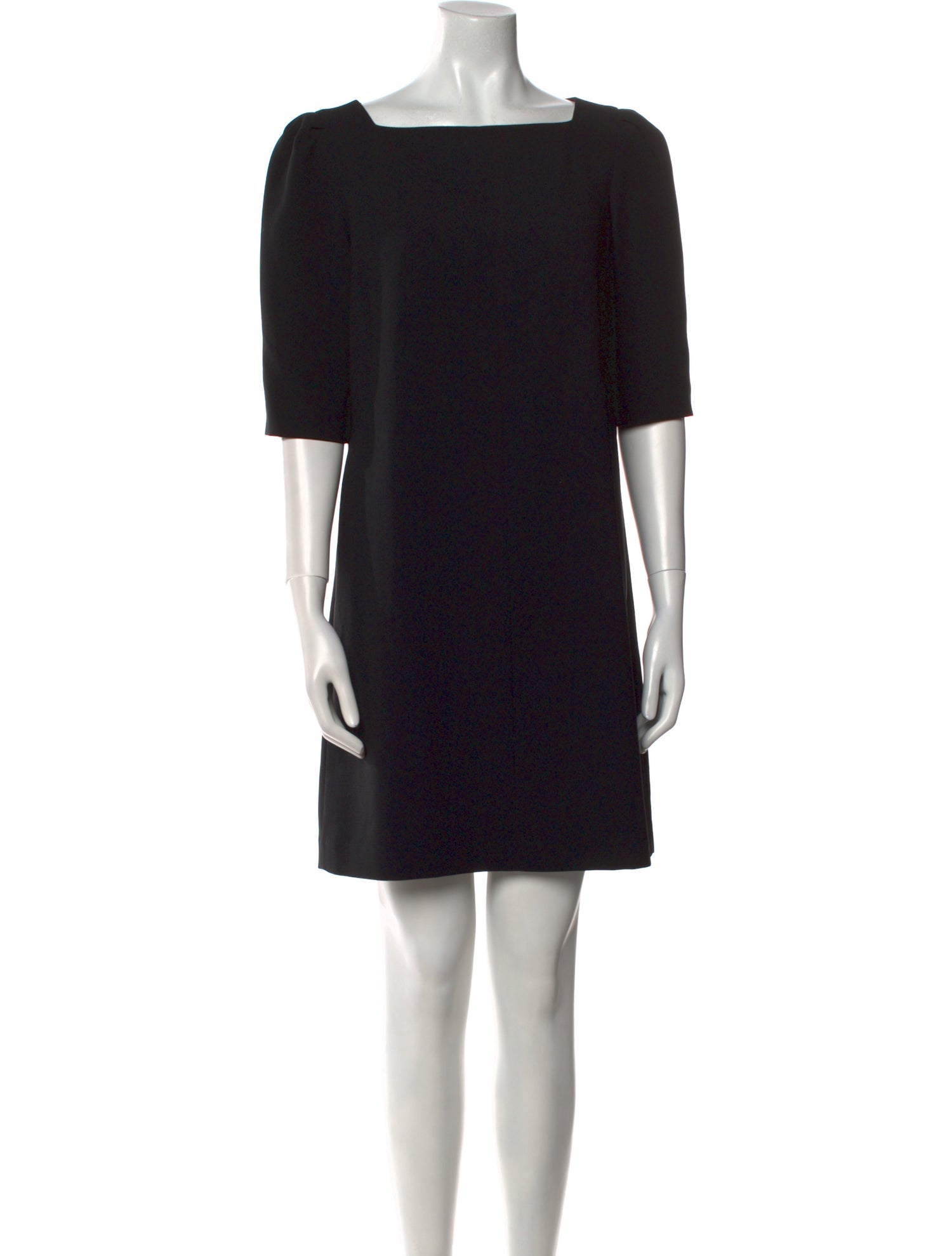 Judith & Charles Square Neckline Mini Dress