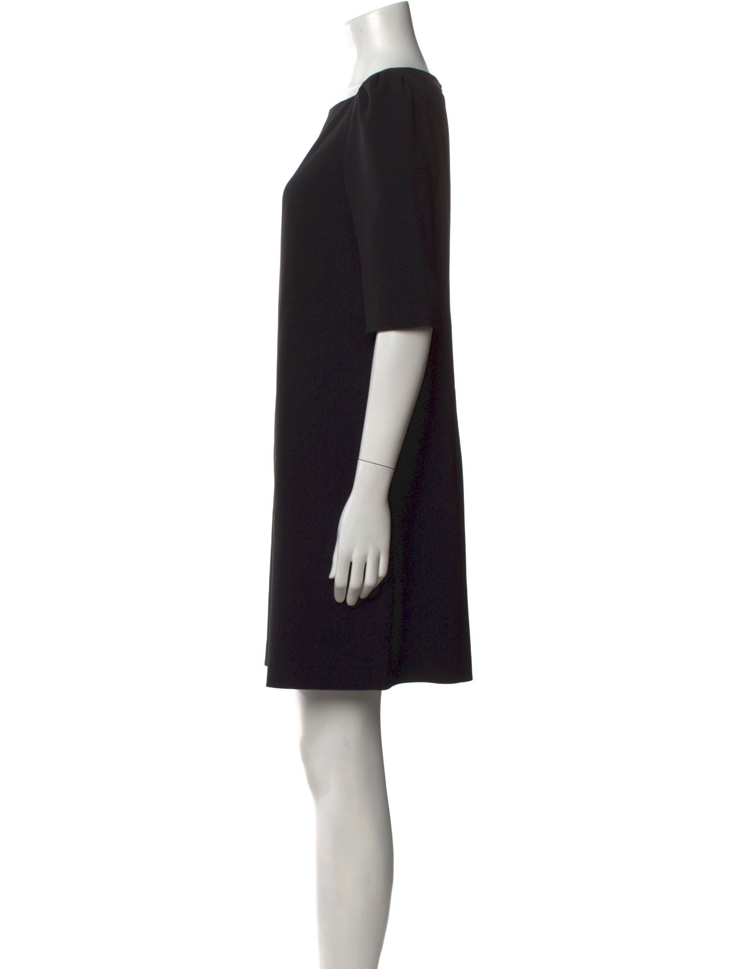 Judith & Charles Square Neckline Mini Dress