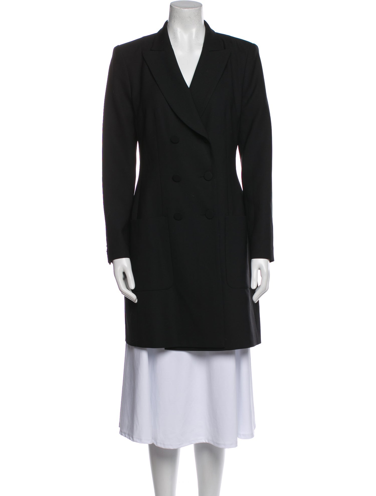 Judith & Charles Virgin Wool Peacoat