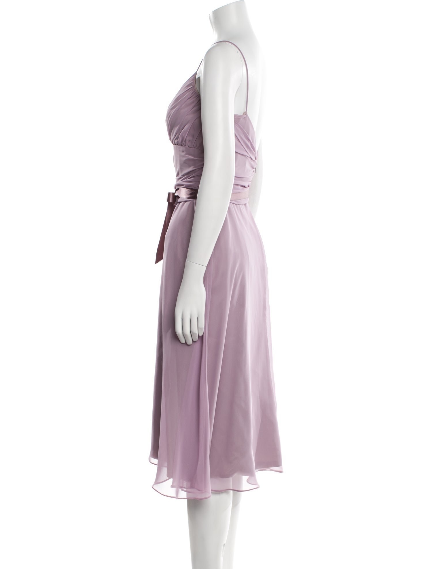 Jim Hjelm V-Neck Midi Length Dress