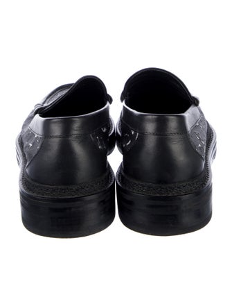 Jimmy Choo x Eric Haze Curated by Poggy Leather Printed Loafers