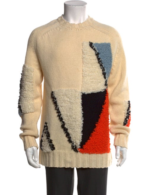Jil Sander Wool Graphic Print Pullover